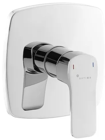 Sprchová batéria SAT Cube Way vrátane podomietkového telesa chróm CU210