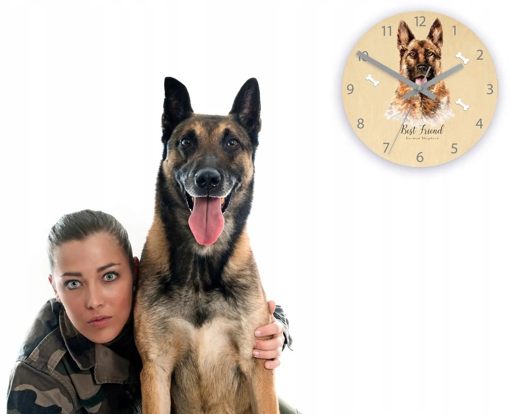 Detské nástenné hodiny Ami Ovčiak 30 cm viacfarebné