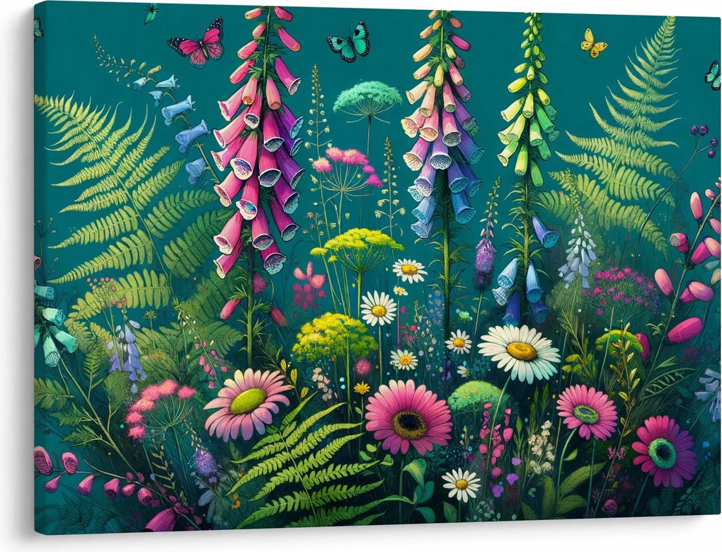 Obraz - Lúčne kvety (70x50 cm)