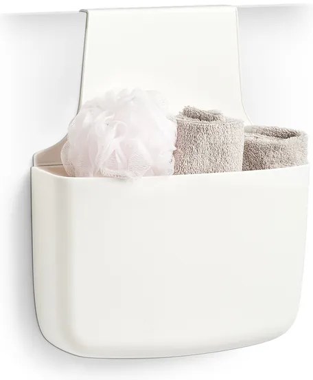 Zeller Present Kuchynský ORGANIZÉR na dvierka, biely, plastový HOLDER