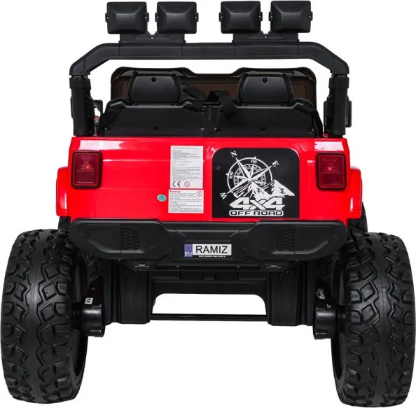 Elektrické autíčko Extreme Sport 4x4 červené