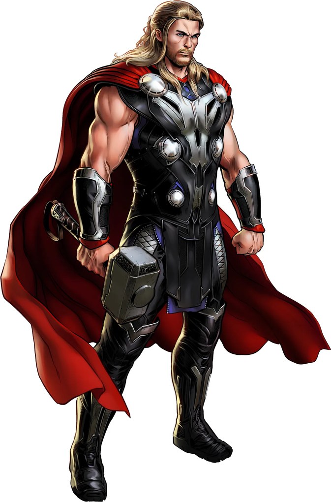 50x70cm Thor - textilná nálepka na stenu
