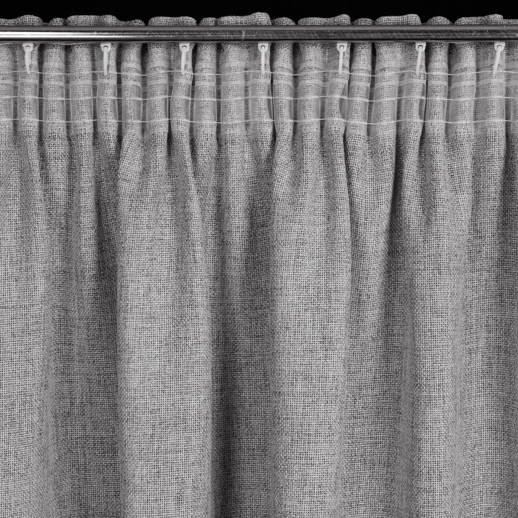 ZÁVES NA PÁSKE JULA2 140X270 CM STRIEBORNÁ