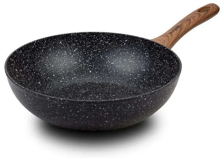 Prírodný granitový wok 28 cm 10-144-110