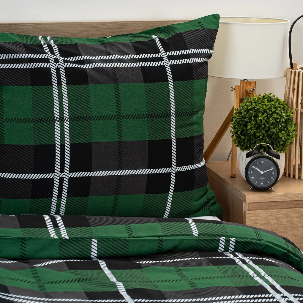 4Home Bavlnené obliečky Green Classic, 140 x 200 cm, 70 x 90 cm