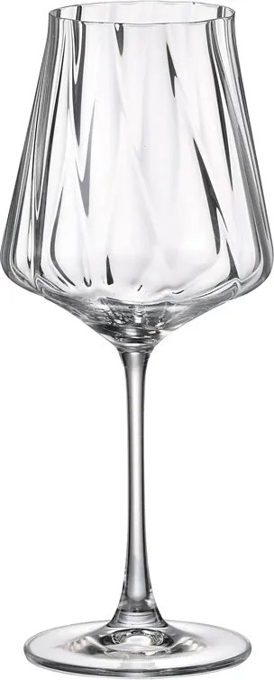 VÝPREDAJ Crystal Bohemia Cettia optic poháre na víno 600 ml