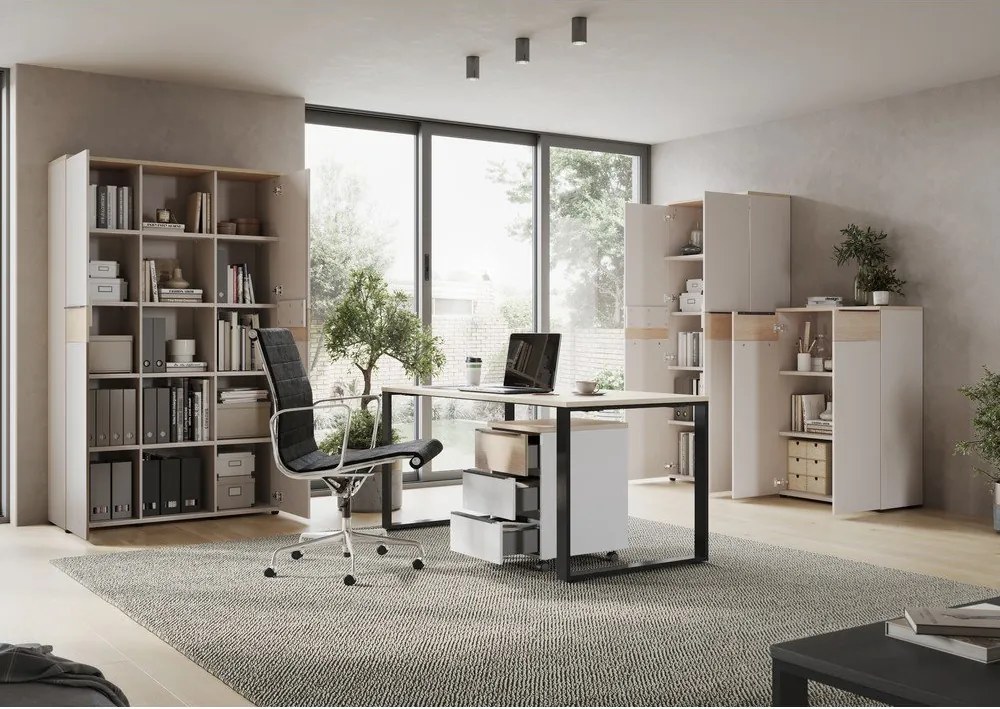 Pracovný stôl v dekore duba 80x160 cm Oviedo – Germania