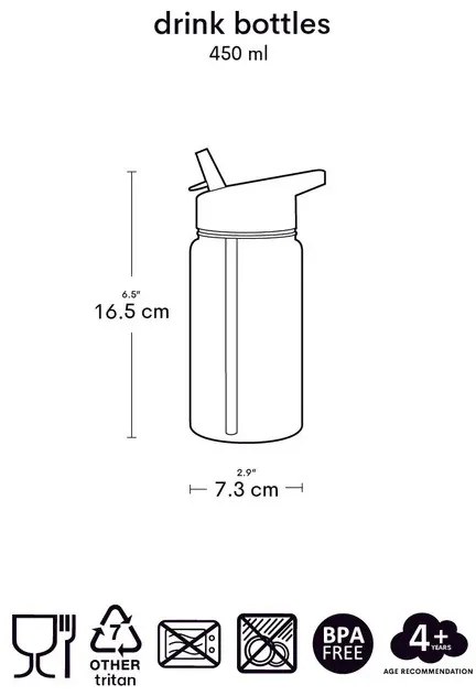 A Little Lovely Company - fľaša na pitie - kamaráti z lesa