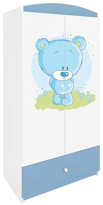Skriňa Babydreams Modrá – Medveď modrý