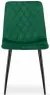 Set 2 kresiel TURIN - tmavozelený zamat
