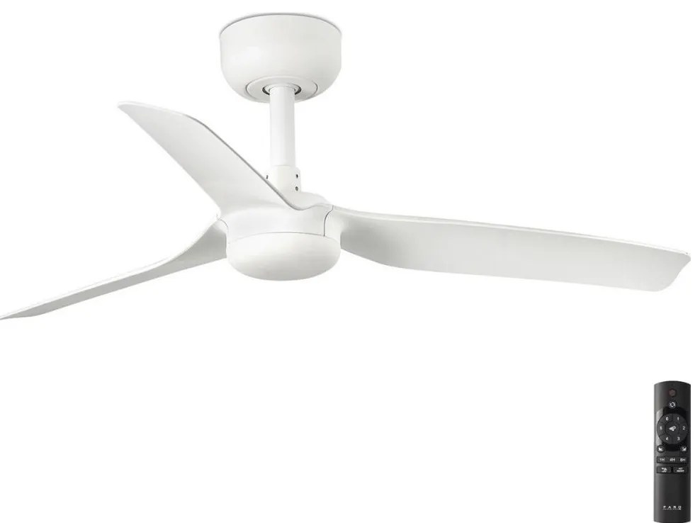 FARO 33820 - Stropný ventilátor MINI PUNT S biela pr. 90 cm + diaľkové ovládanie