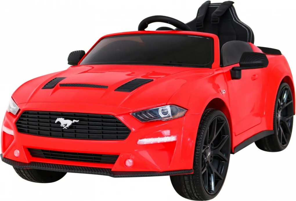 Ramiz Ford Mustang GT auto na batérie pre deti Červená