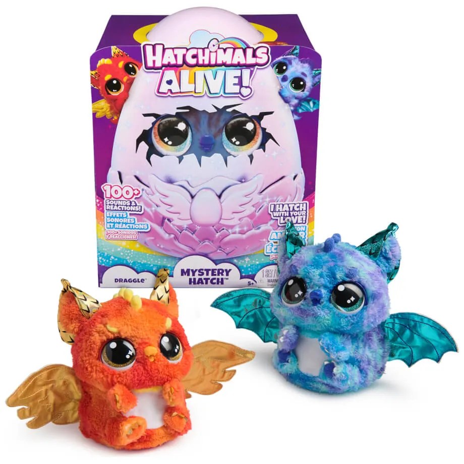 HATCHIMALS LIAHNÚCE SA INTERAKTÍVNE ZVIERATKO DRÁČIK