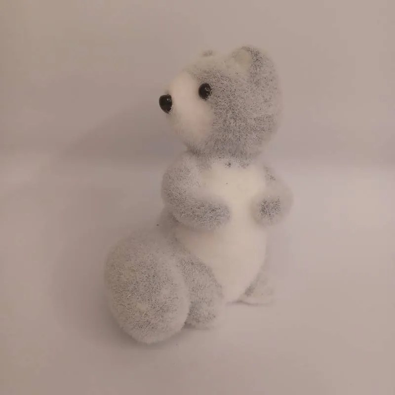 DECOLED Liška, 10 x 15,5 x 11 cm, šedý