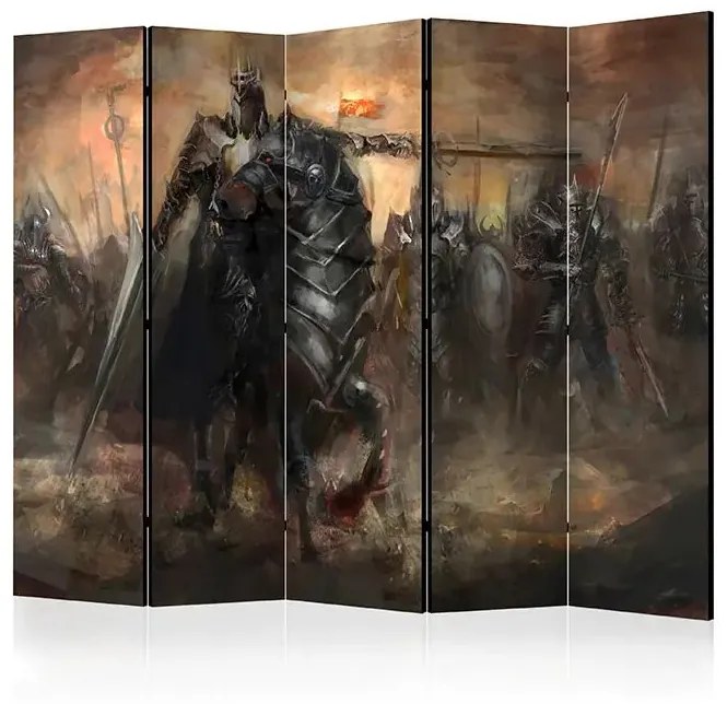 Paraván - Dragon castle II [Room Dividers] Veľkosť: 225x172, Verzia: Jednostranný