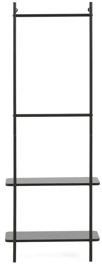 Čierny nástenný kovový set do predsiene Kave Home Galatia