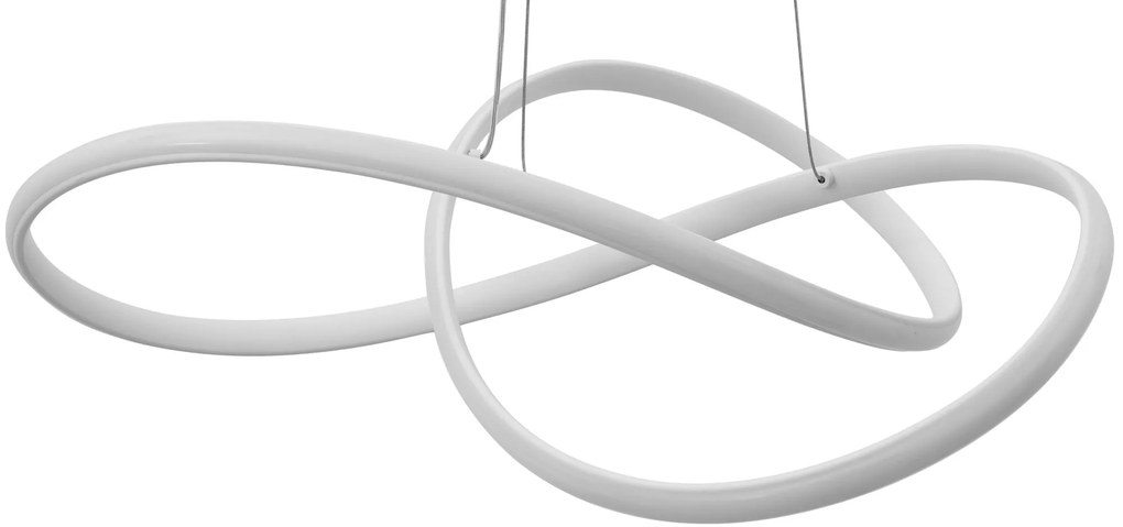 Toolight - Ring, LED závesné svietidlo + diaľkové ovládanie APP396-CP, biela, OSW-06912