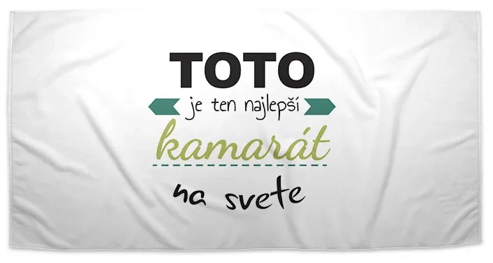 Sablio Uterák Tohle je ten Najlepší kamarát na svete - 70x140 cm
