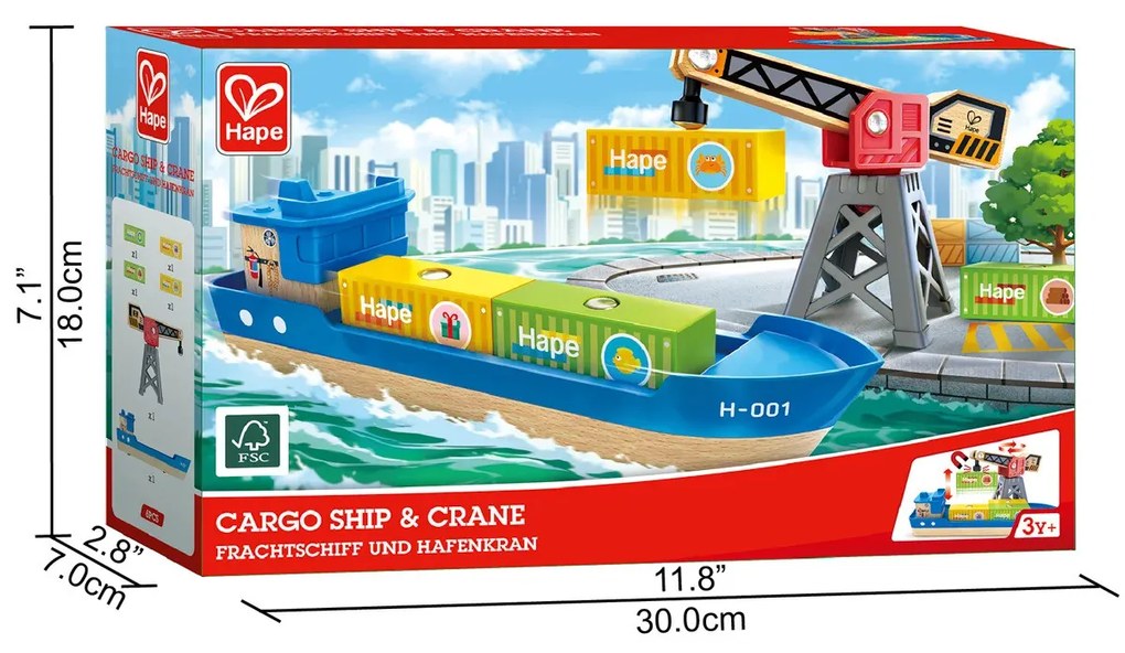 Nákladná loď a žeriav