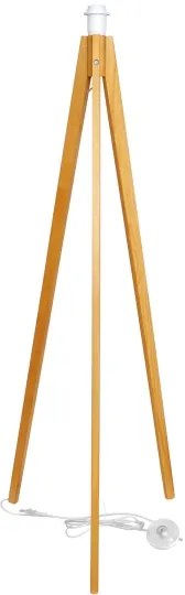 Stojacia lampa HELEN 1xE27/15W/230V krémová/zlatá/dub