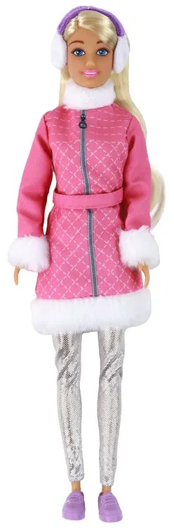 Lean Toys Bábika Anlily v zimnom oblečení