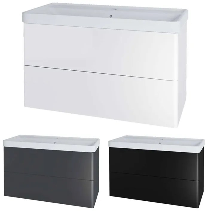 Mereo Mereo, Siena, kúpeľňová skrinka s keramickým umývadlom 101 cm, MER-CN4321