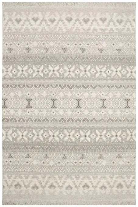 Koberec Tempo Natural-F Poncho Etno svetlosivý