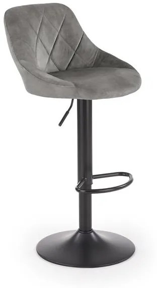 Barová stolička H-101 sivá