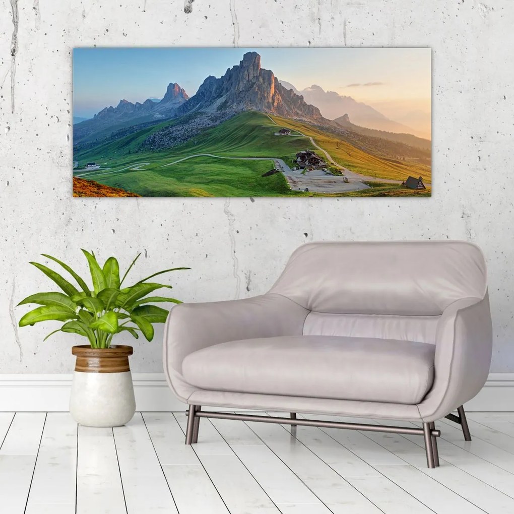 Obraz - Dolomity (120x50 cm)