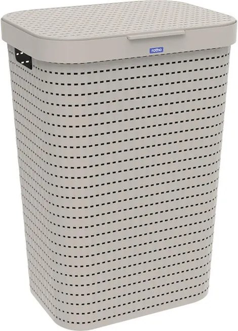 Kôš na špinavú bielizeň COUNTRY cappuccino, 55 l