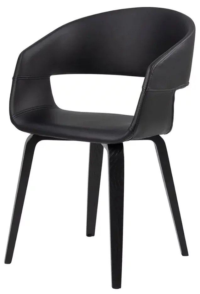Jídelní židle Nova ekokůže/černá