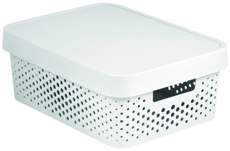Biely úložný box Curver SIMPLE Lungo Holes