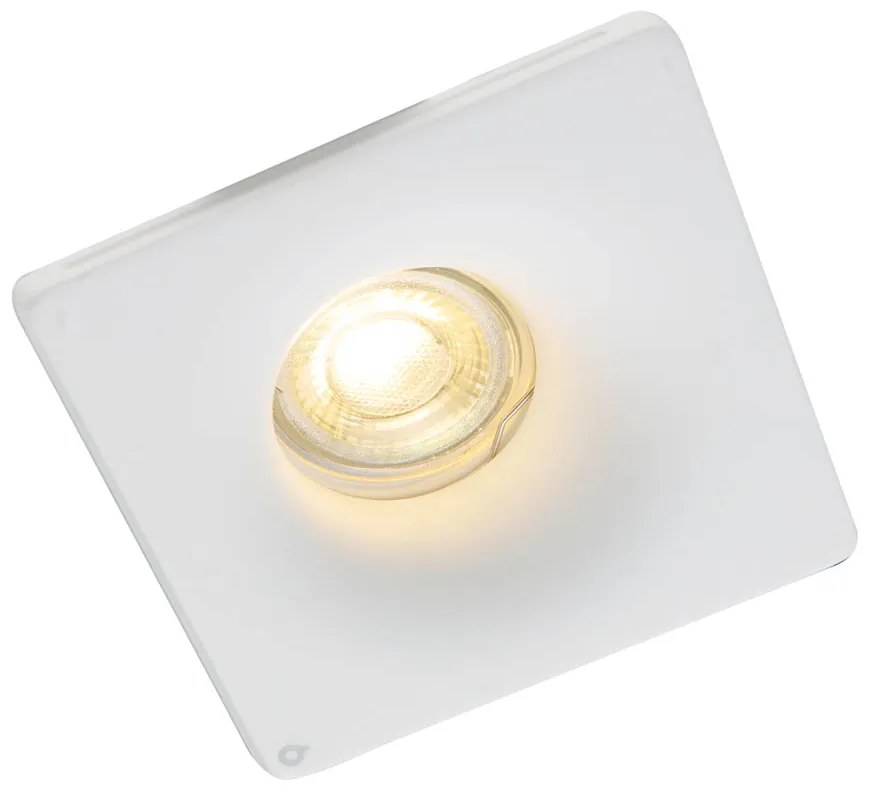 Inteligentné zapustené bodové svietidlo biele 12 cm okrúhle vrátane Wifi GU10 50 mm - Gypsy