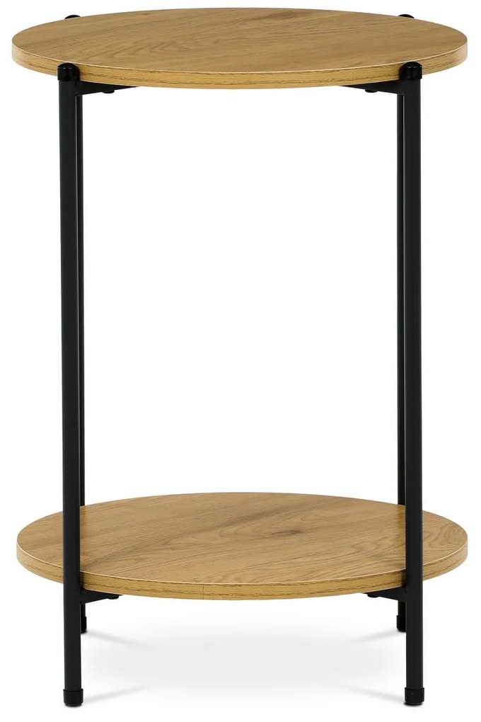 Odkladací stolík 44 x 44 cm, divoký dub