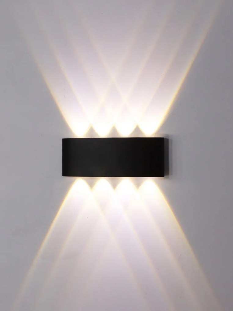 TOP LIGHT Svetlo nástenné Ray B, Biela