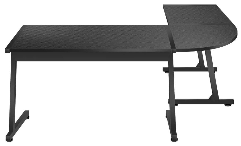 Rohový PC stolík Hyperion 6.0 (čierna). Vlastná spoľahlivá doprava až k Vám domov. 1087513