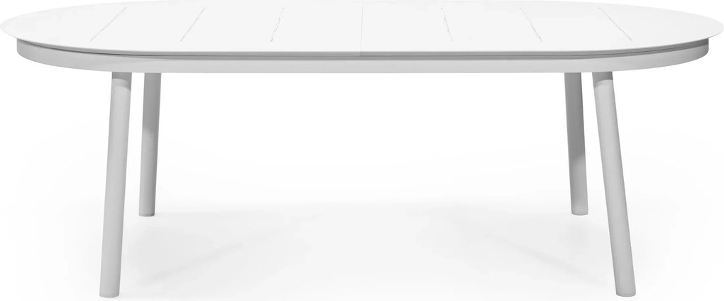 Rozkladací záhradný stôl Marinelli 230\/300 cm biely