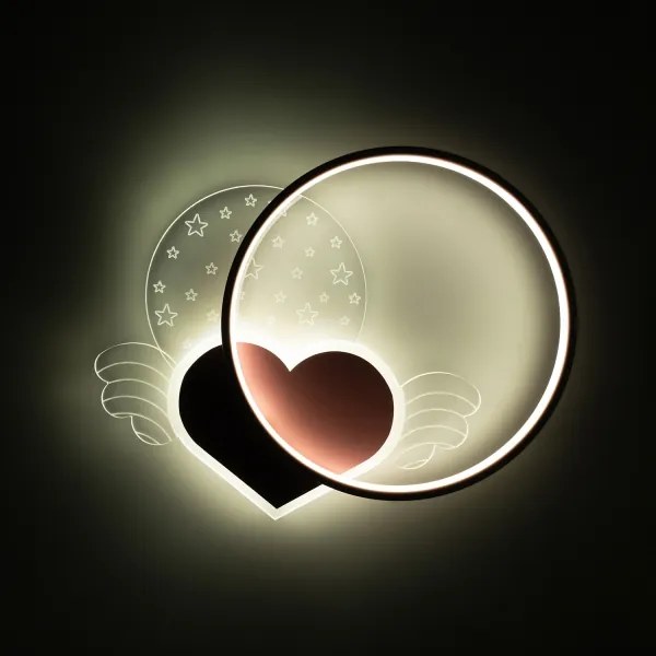 Brilagi - LED detské stropné svietidlo LOVE LED/48W/230V 3000/4500/6000K ružová