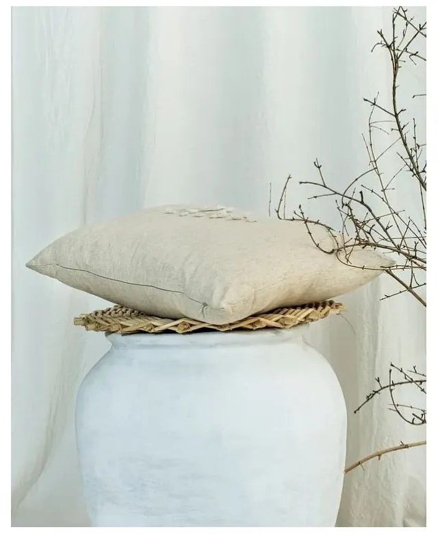 Obliečka na vankúš s prímesou bavlny 45x45 cm – Mila Home