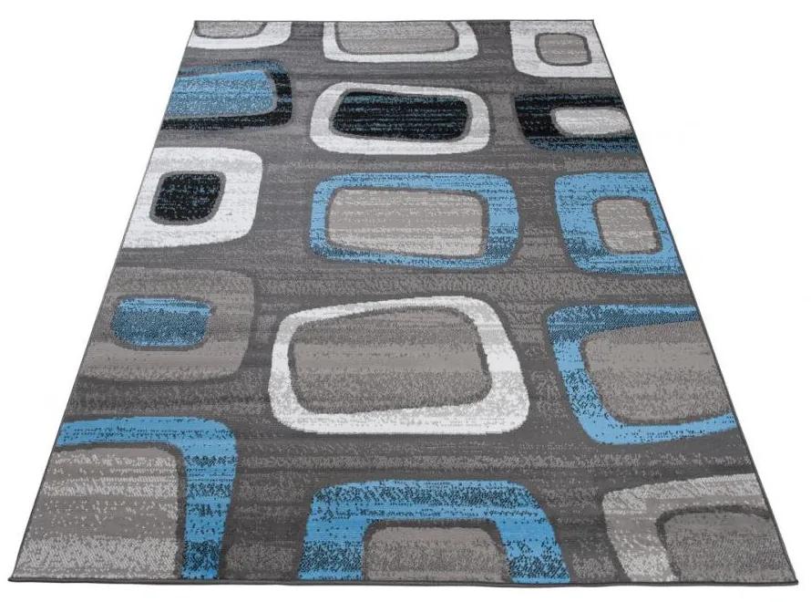 Kusový koberec PP Candy šedomodrý 80x150cm