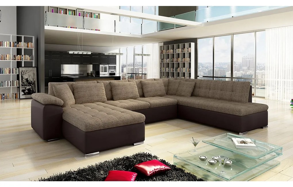 Rohová sedačka Tony s funkciou spania, Dostupné poťahy: Nazar 225.02, Strana: Ľavá - U