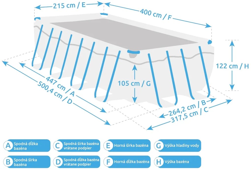 Marimex | Bazén Marimex Florida Premium 2,15x4,00x1,22 m bez príslušenstva - motív RATAN | 10340215