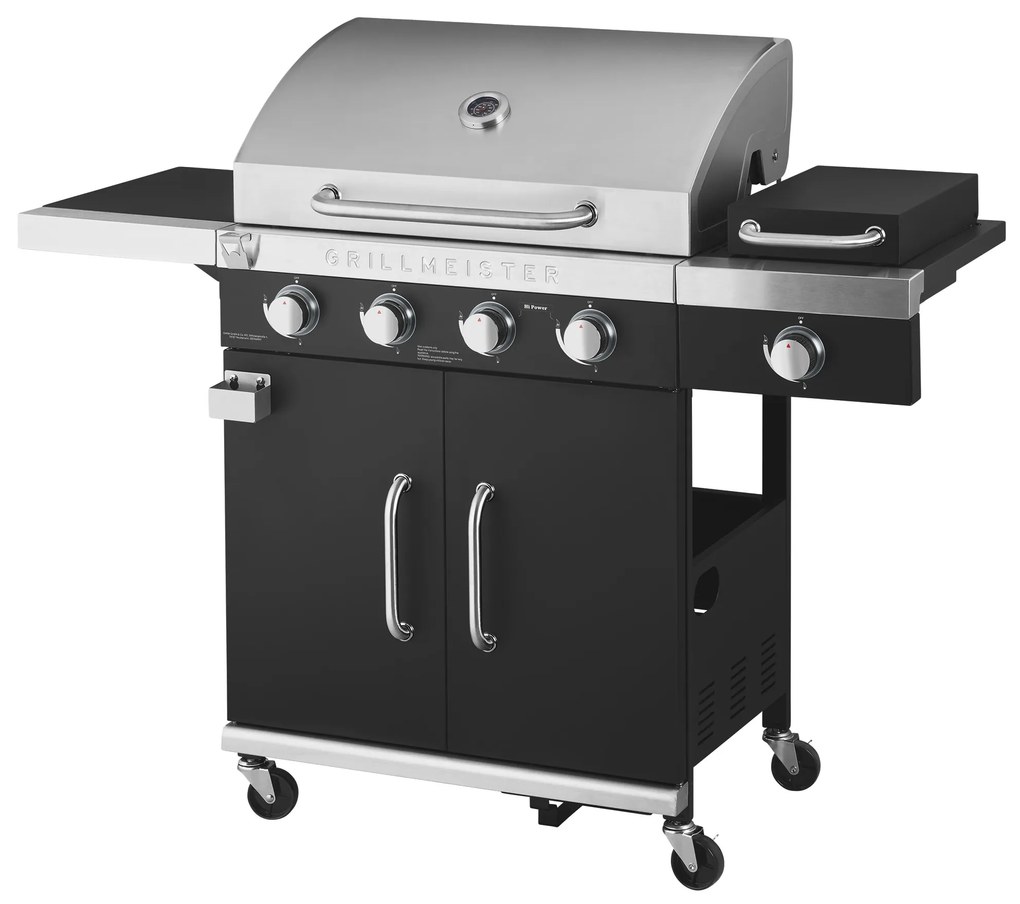 GRILLMEISTER Plynový gril so 4 varnými zónami (100361555)