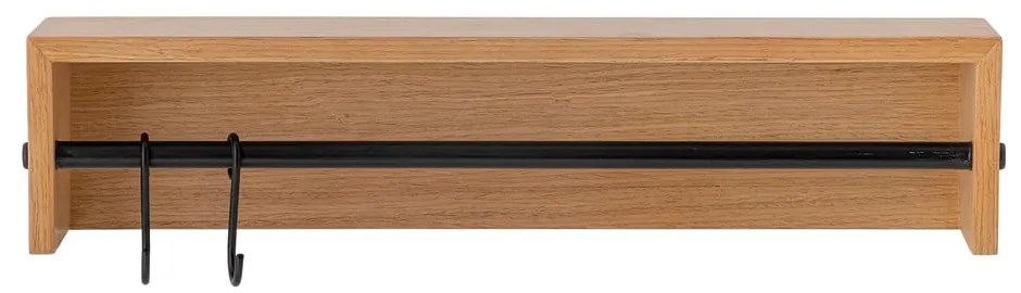 Nástenný vešiak v dekore buku v prírodnej farbe s poličkou Ryder – Bloomingville