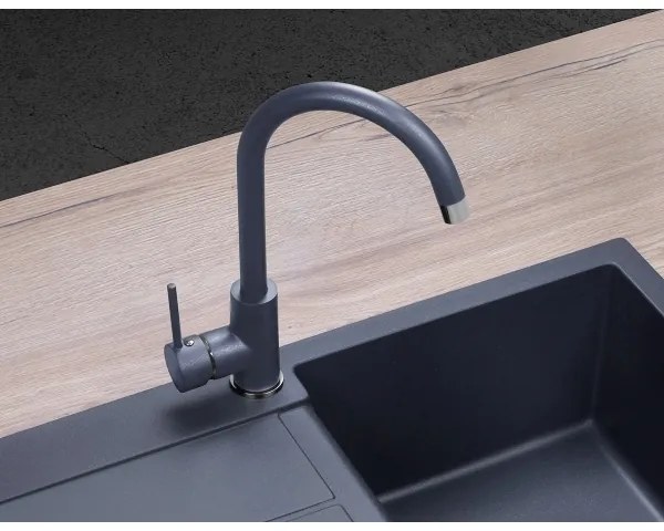 Concept BDG3334DG - Drezová batéria 33,5 cm granit/tmavosivá