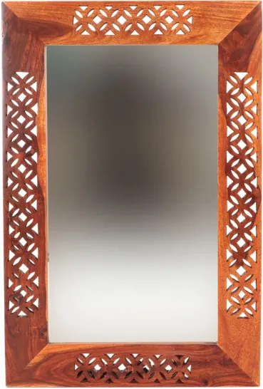 Zrkadlo Mira 90x60x2,5 indický masív palisander Only stain