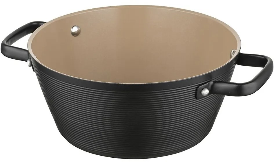 Florina Hliníkový hrniec Carina Black 3,3 l, 24 cm, pr. 24 cm