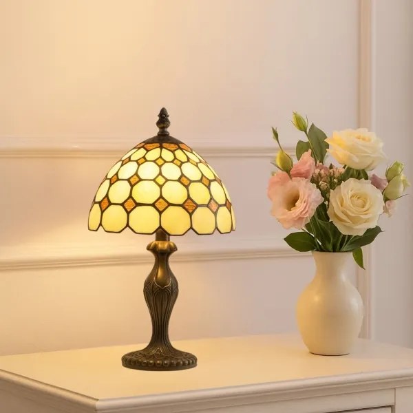 Brilagi - Tiffany vitrážová stolná lampa DORAN 1xE14/40W/230V