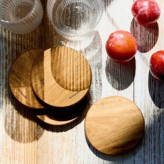 Sada podložiek pod poháre MOOKA okrúhlych 893808 (4 ks)