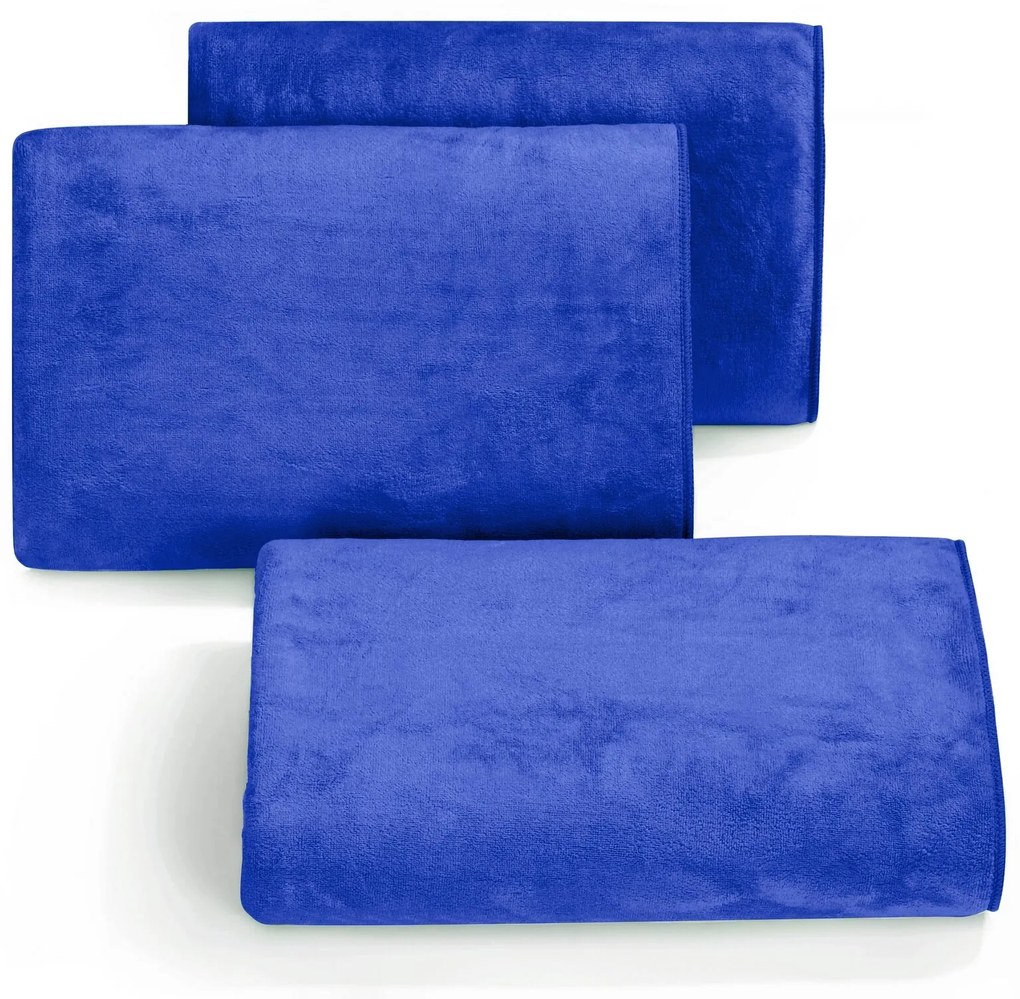 RÝCHLOSCHNÚCI UTERÁK Z MIKROVLÁKNA AMY11 70X140 CM MODRÁ